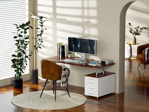 办公电脑桌产品场景表现c4d建模渲染家具空间